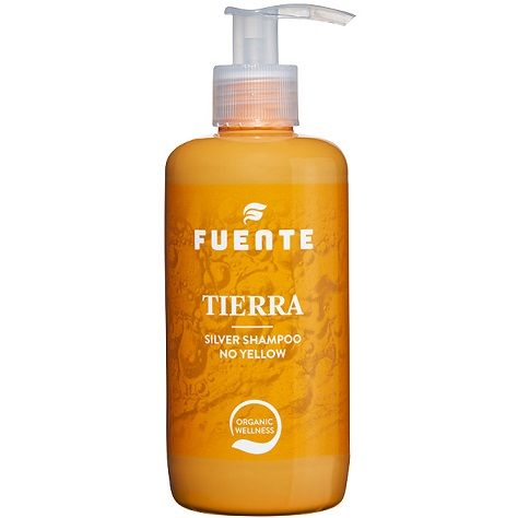 Neutralizing shampoo for gray and bleached hair Tierra Silver No Yellow Fuente 250 ml